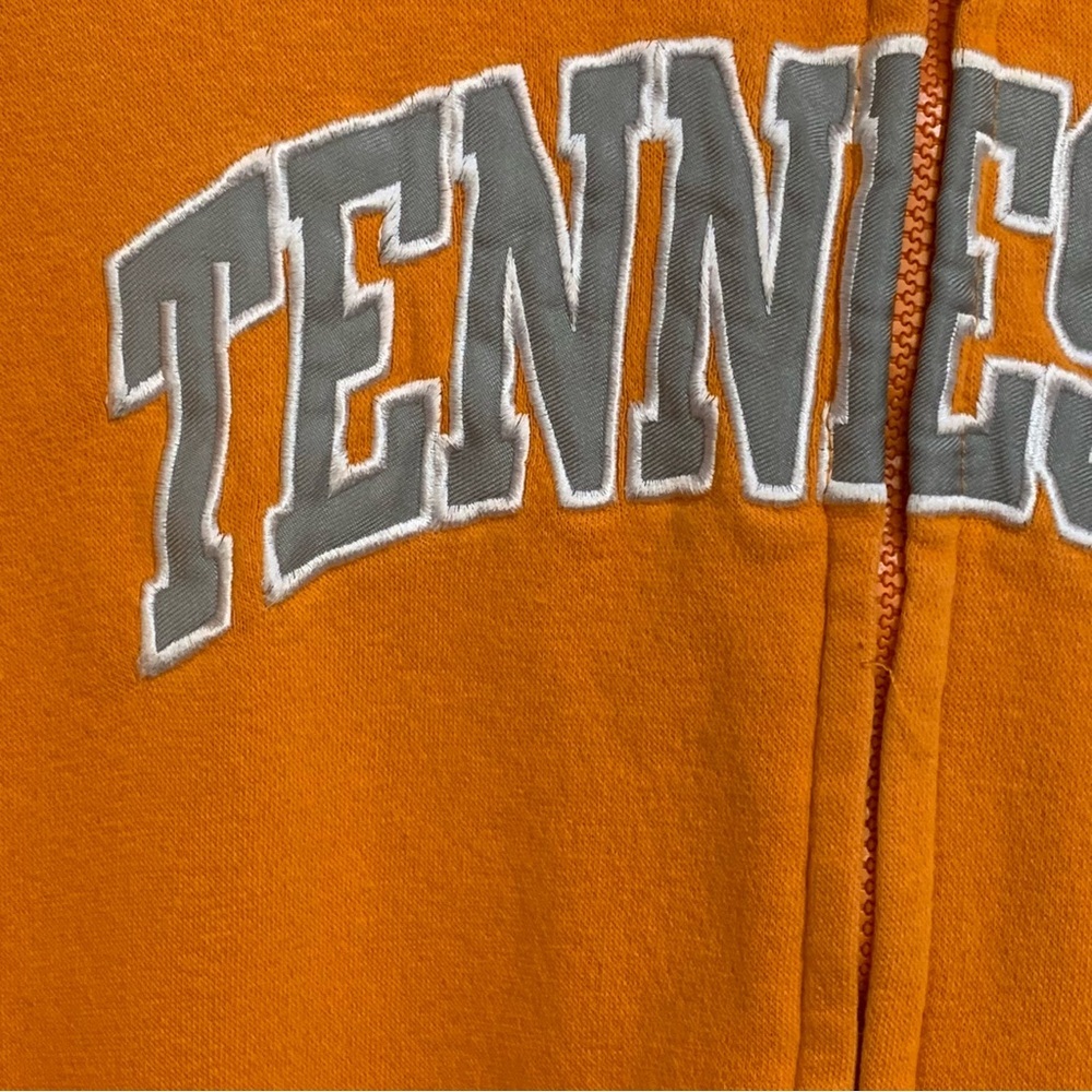 Vintage 90s Y2K Tennessee Hoodie Sweatshirt Full Zip - Picture 2 of 8